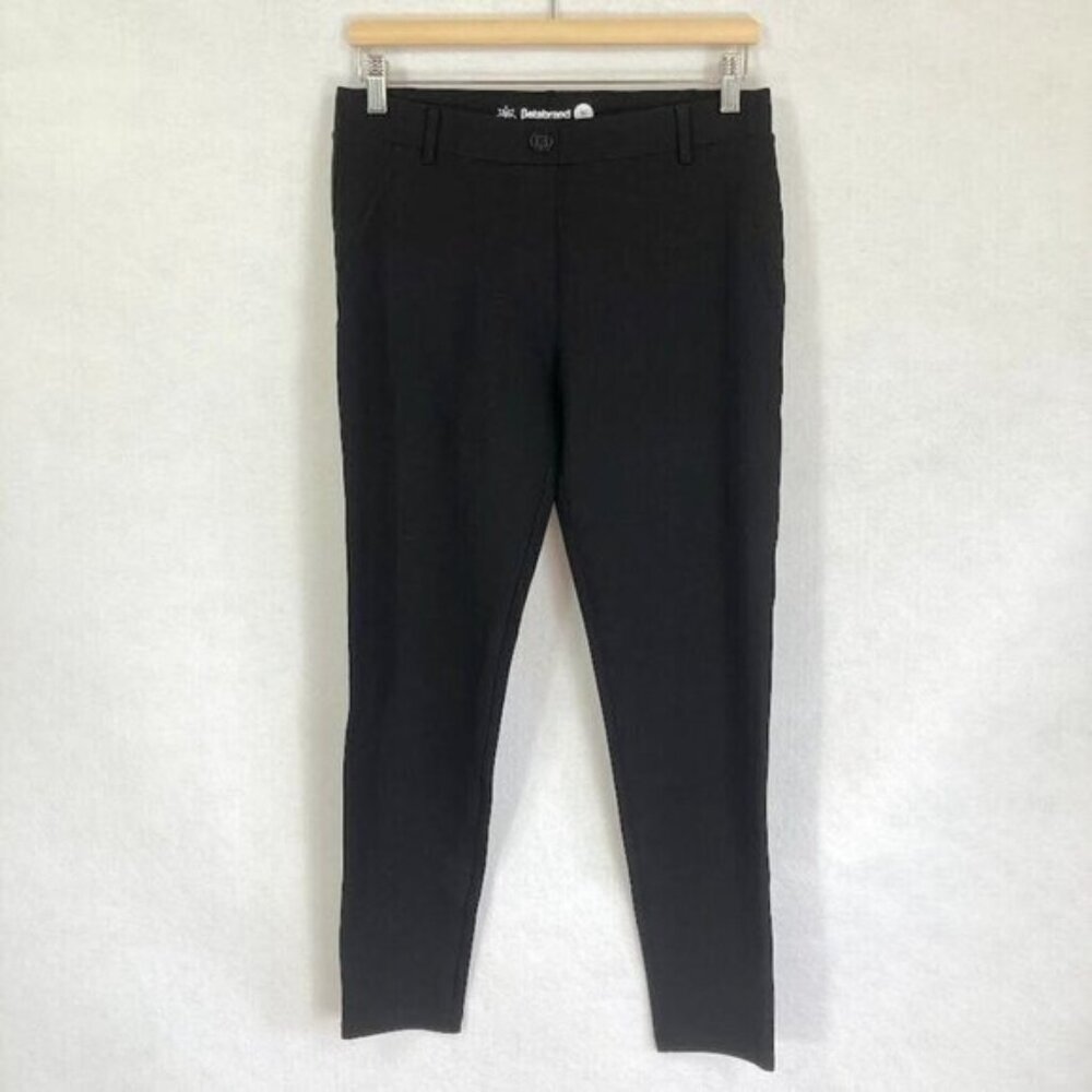 Betabrand Straight Leg Classic Dress Pants Yoga Pants Size M Black